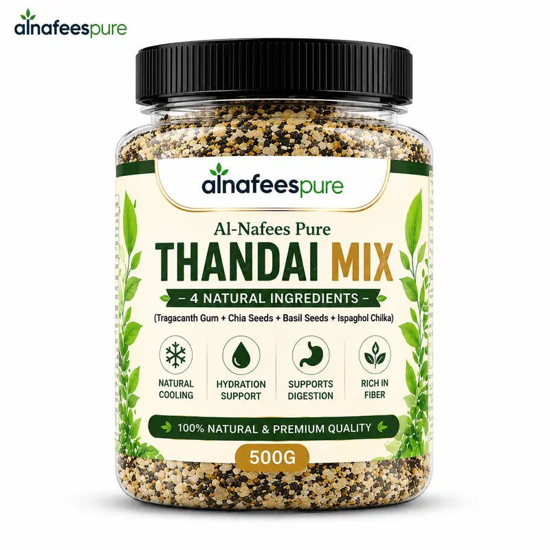 Al-Nafees Pure Thandai Mix – 4 Natural Ingredients ⭐