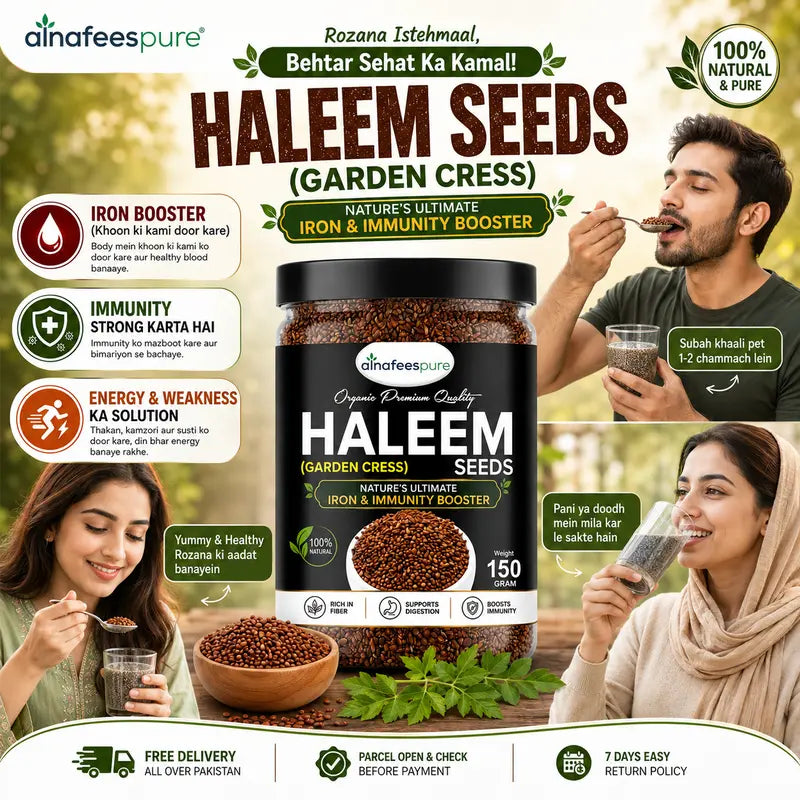 Haleem seeds (Garden Cress) ek powerful superfood