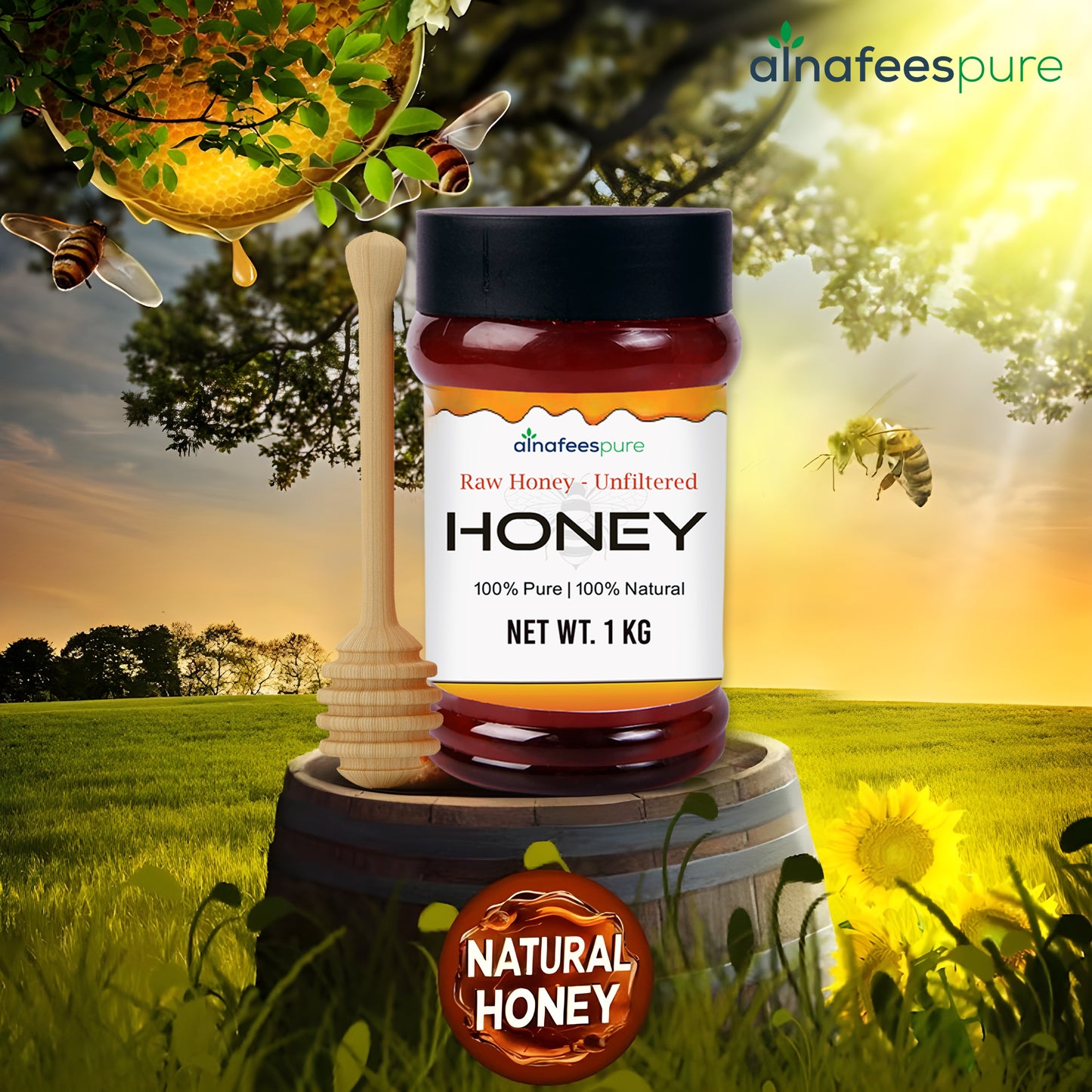 Mixed Flower Honey – 100% Organic, Pure Honey Sourced from the Valleys of Swat, Pakistan (Copy)