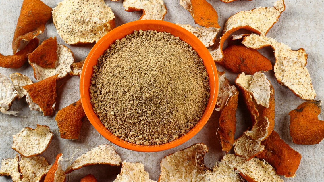Orange Peel Fine Powder for Skin | Natural Skin Brightening & Anti-aging