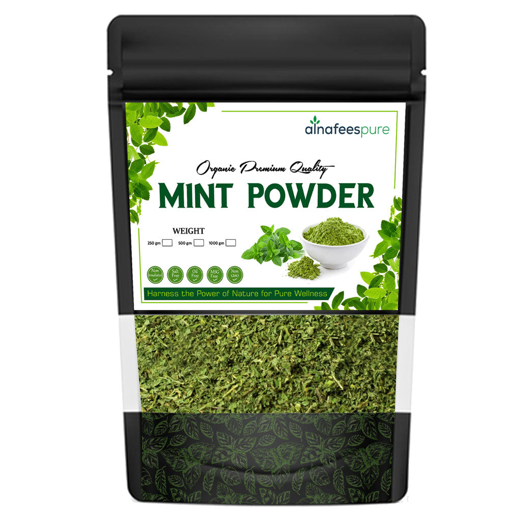 Mint Leaf Powder – 100% Pure, Natural & Organic 🌿✨