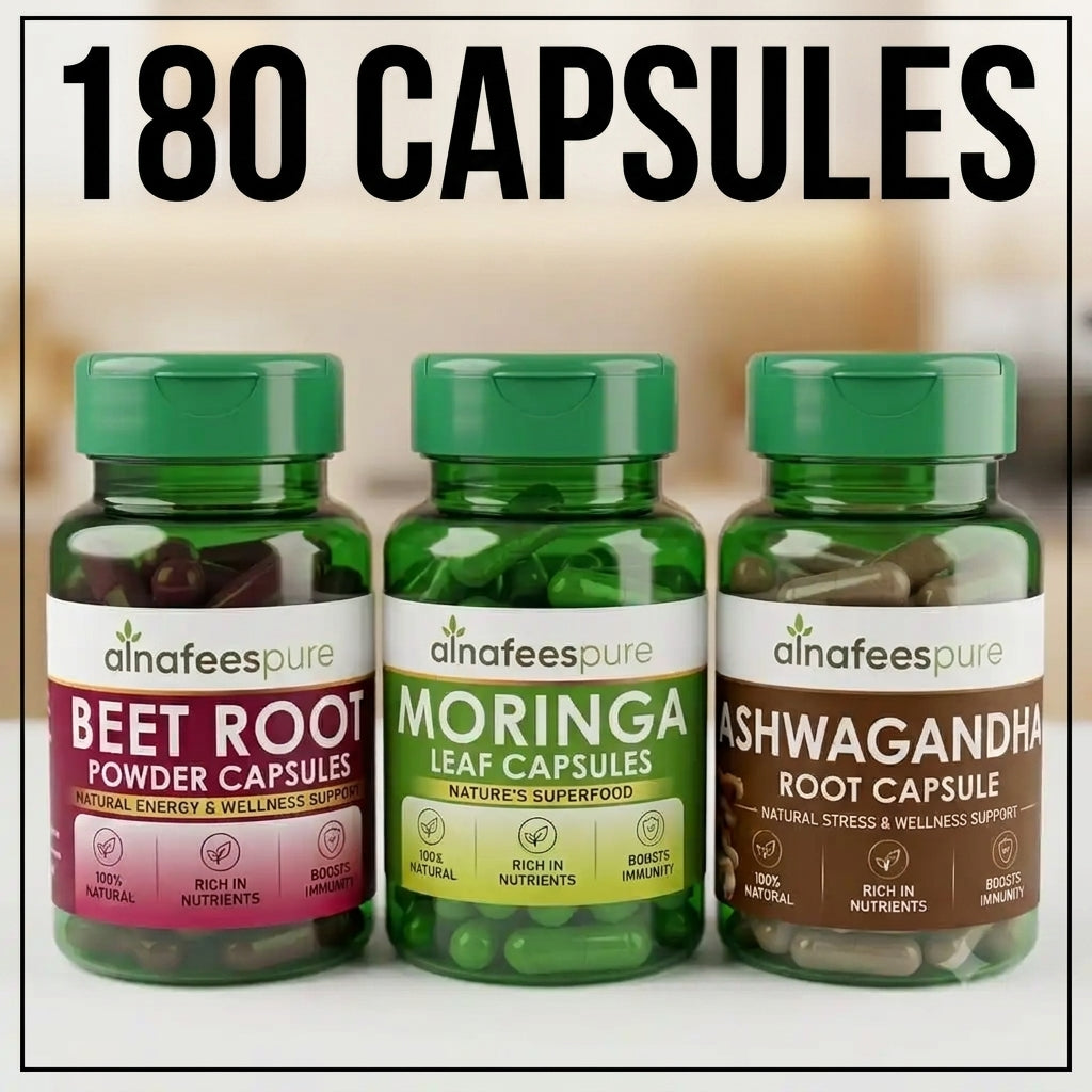 “Power Trio Wellness 180 Combo” Capsules | Free Delivery
