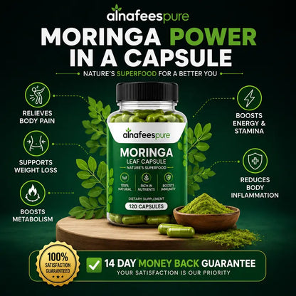 Moringa Capsules Bundle – Pure Sohanjana Leaf Supplement (سوہانجنا)