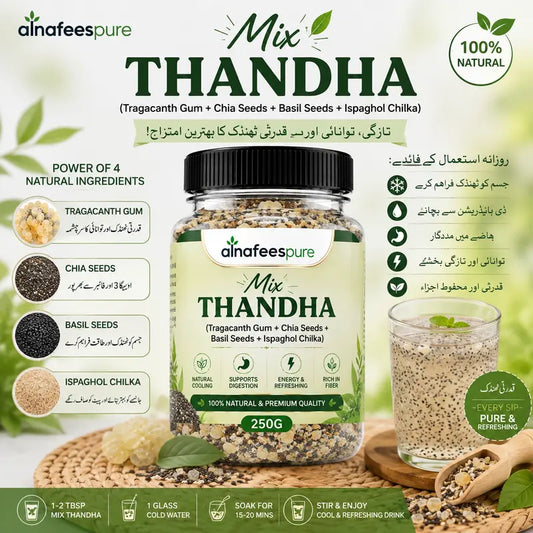 Al-Nafees Pure Thandai Mix – 4 Natural Ingredients ⭐
