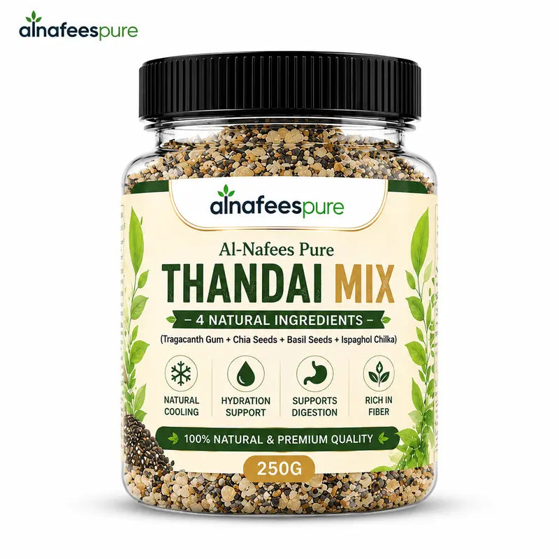 Al-Nafees Pure Thandai Mix – 4 Natural Ingredients ⭐