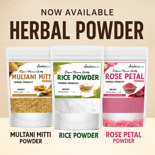 Combo Pack of 3 Organic Premium Quality Herbal Powders