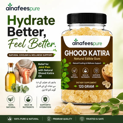 AlNafees Pure Ghood Katira (Natural Edible Gum) 120gram
