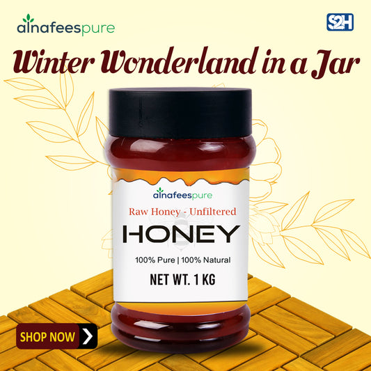 Organic Honey - Eucalyptus - Pure, Natural & Raw Bee Honey