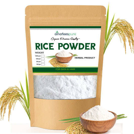 🌾 Alnafeespure Rice Powder – Organic Premium Quality | For Skin & Hair