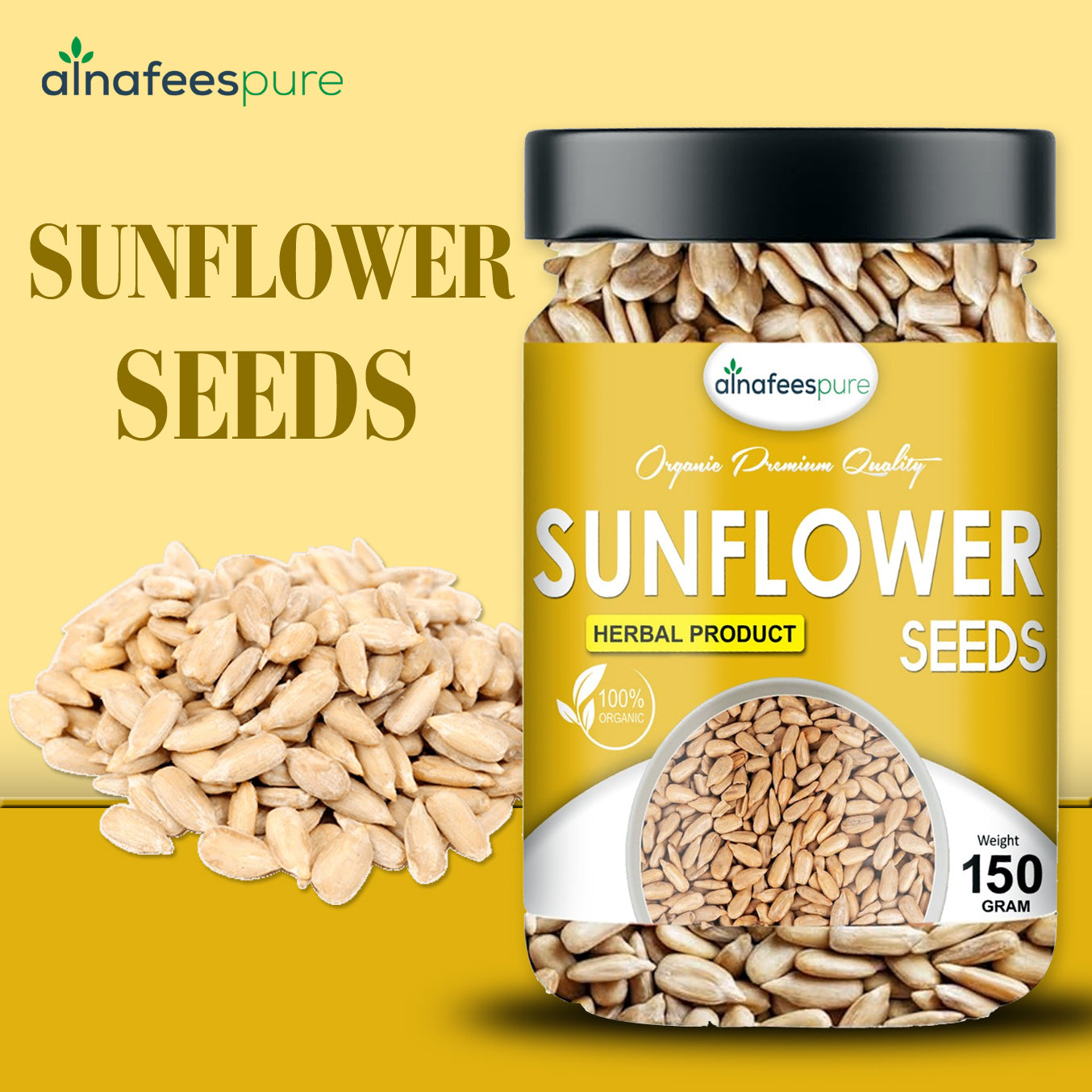 Super Seeds Combo Pack of Pumpkin, Sun Flower, Watermelon, Sesame, Chia, Flax | 900 Grams (150 Grams X 6) | Mix Seeds for Eating