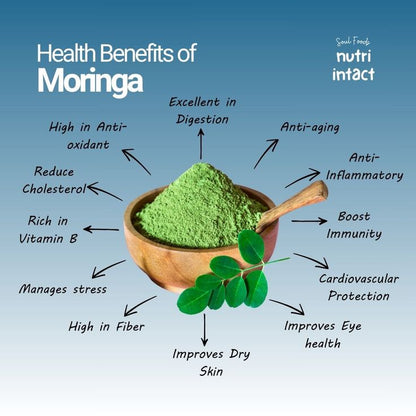 Moringa Powder Pure, Natural and Organic for Hair,Skin and Health