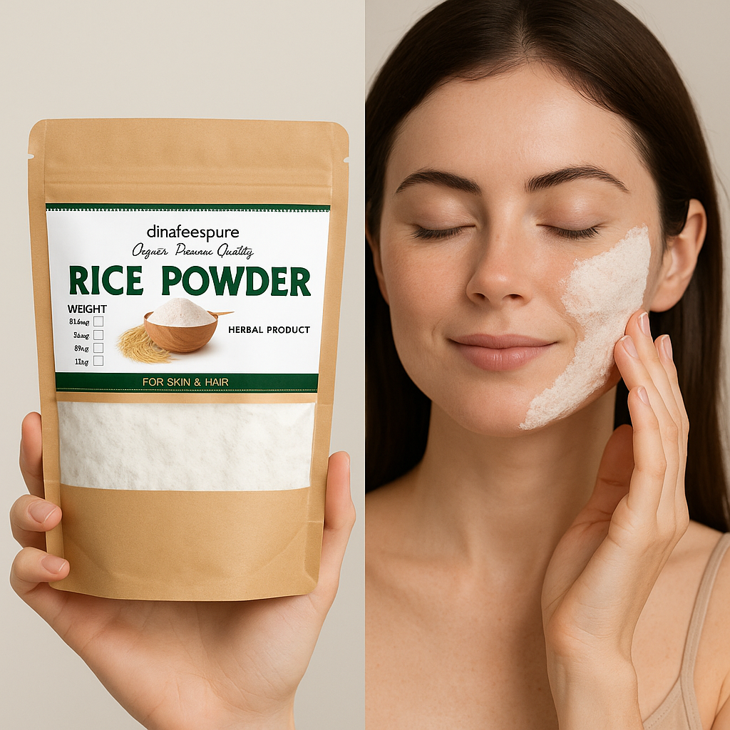 🌾 Alnafeespure Rice Powder – Organic Premium Quality | For Skin & Hair
