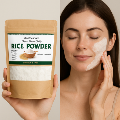 🌾 Alnafeespure Rice Powder – Organic Premium Quality | For Skin & Hair