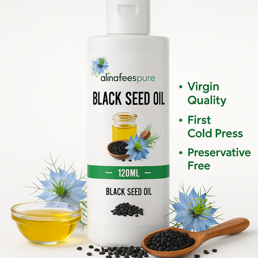 Black Seed Oil (Kalonji Oil) - Cold Pressed Nourish Your Skin and Hair Naturally 120ml