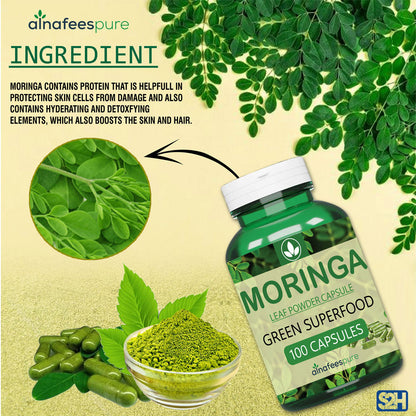 Moringa Capsules – Moringa Leaf, Immune Support