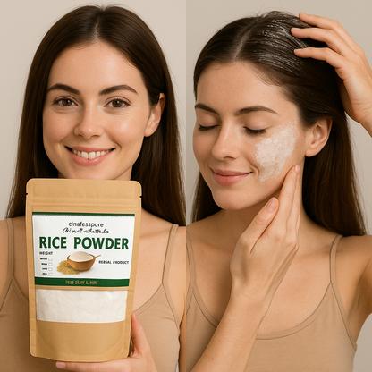 🌾 Alnafeespure Rice Powder – Organic Premium Quality | For Skin & Hair
